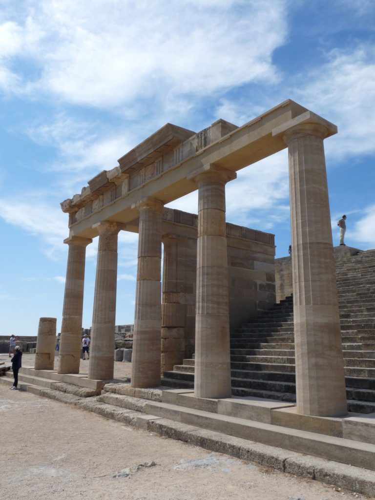 Colonne de la Stoa Lindos