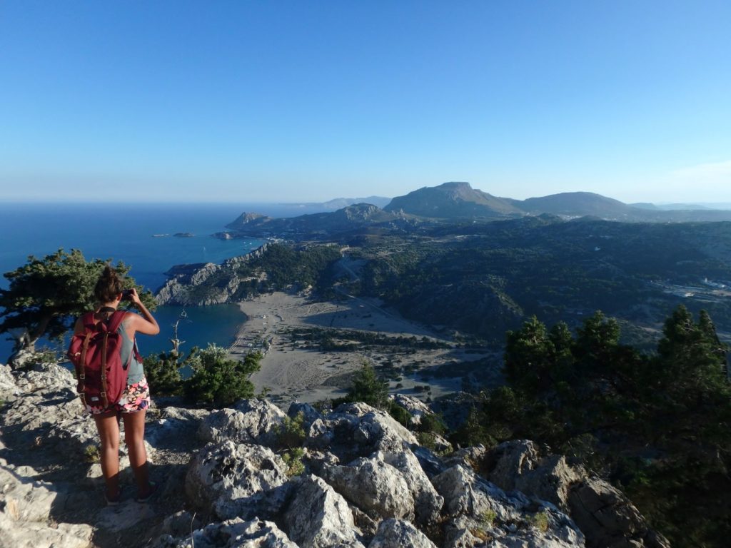 Blog Rhodes: vue panoramique mont tsambika