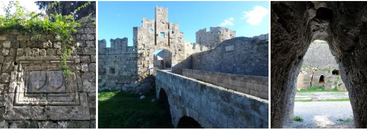 fortifications de la ville de rhodes